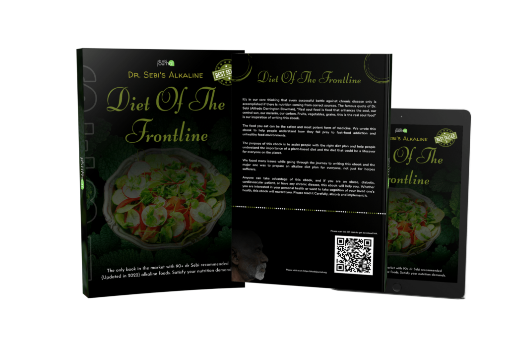 Dr Sebi Diet of the frontline diet book